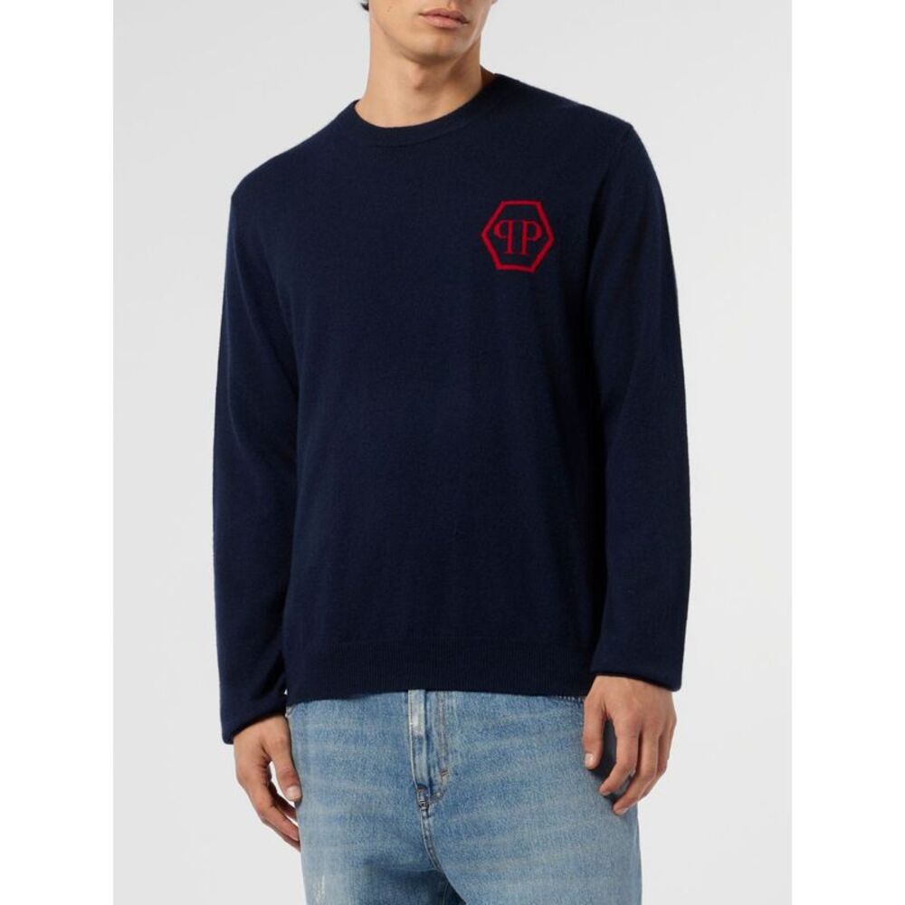 Philipp Plein Sweater Men Blue